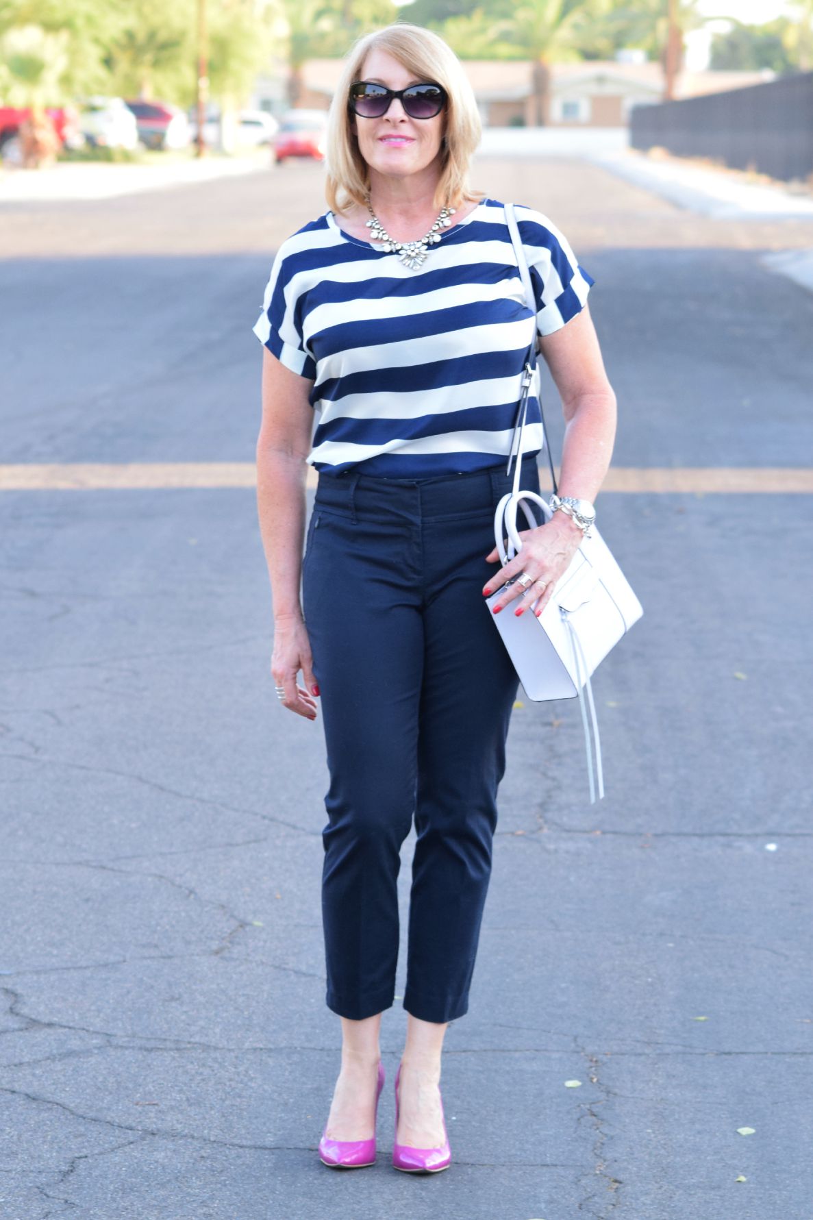 Navy Stripes 067